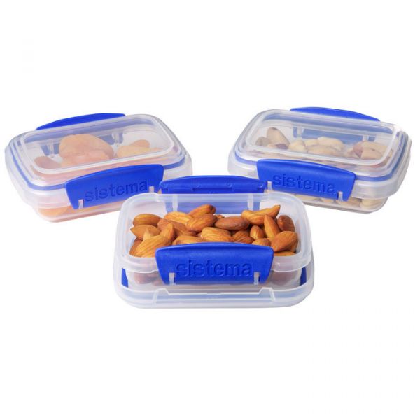Набор контейнеров SISTEMA KLIP IT Packs 3 шт 200 мл SM-