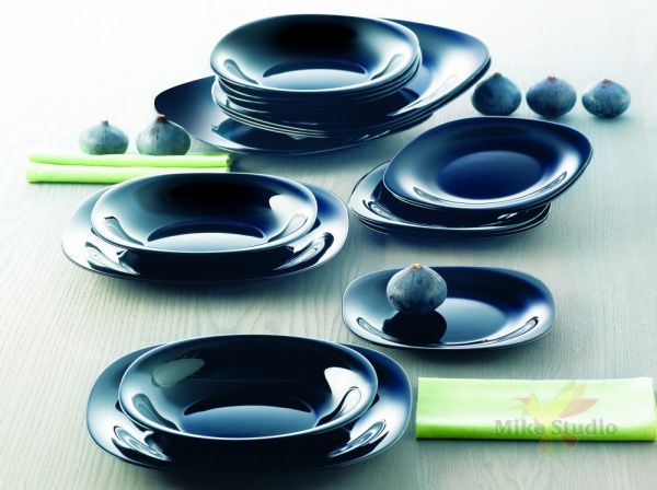 Тарелка десертная  КАРИН ЧЕРНЫЙ 19см LUMINARC