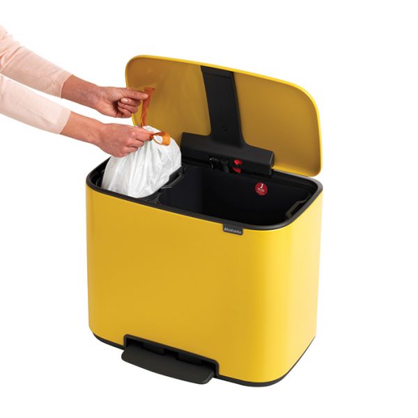 Мусорный бак BO PEDAL BIN 11+23 л BRABANTIA
