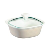 Форма для запекания квадратная 1,4л с крышкой беж Etch CORNINGWARE