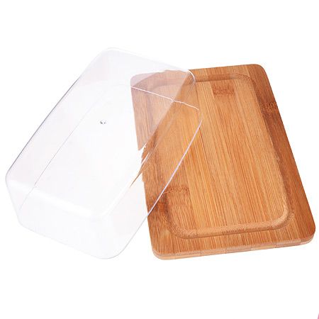 Сырница с крышкой из бамбука 19,5 см  Mayer&Boch 