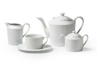 Сервиз чайный 15 пр Tunisie Porcelaine серия Asymetrie Blanc