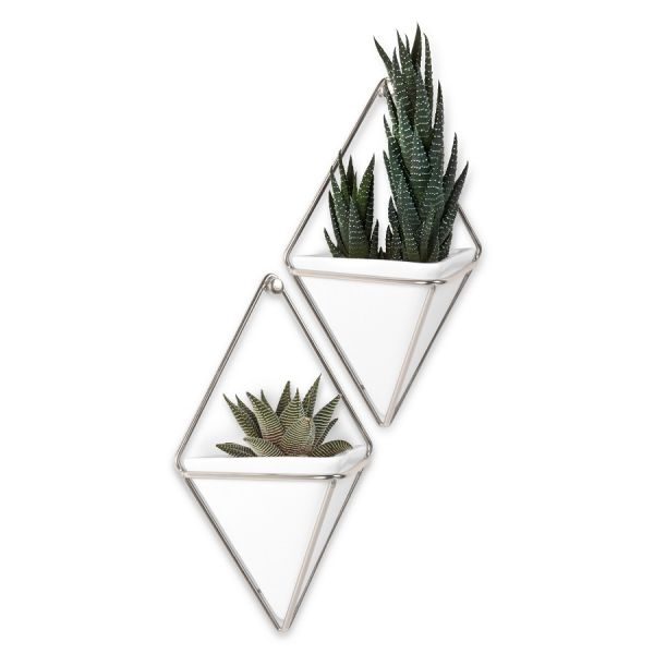 Декор для стен TRIGG 2 шт маленький белый