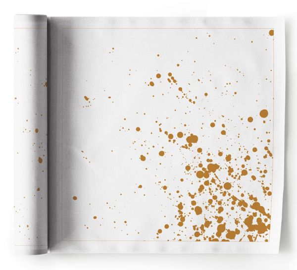Салфетки MY DRAP Linen Golden Splash 32x32 см 6 шт в рулоне 