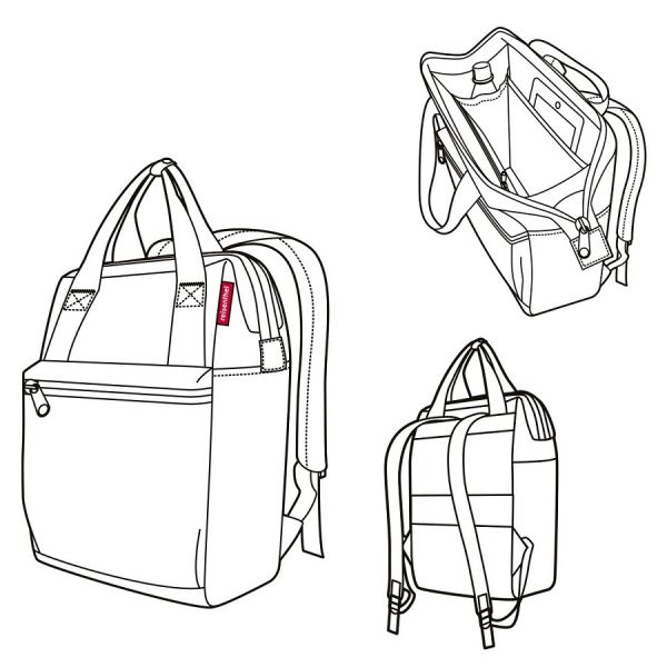 Рюкзак Allrounder R Dark Happy Flowers