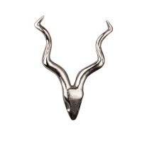 Декор ROOMERS «Голова антилопы» 30x20x5 см chrom