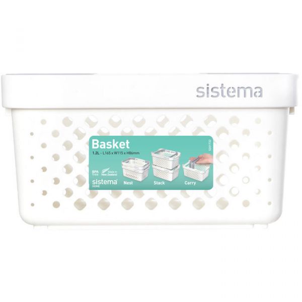 Корзина SISTEMA 1,2 л 