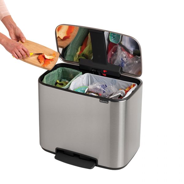 Мусорный бак BO PEDAL BIN 11+23 л BRABANTIA