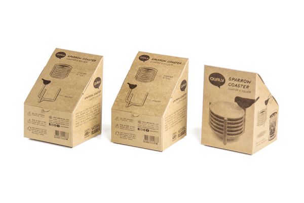 Набор подставок под чашки Sparrow цвет белый