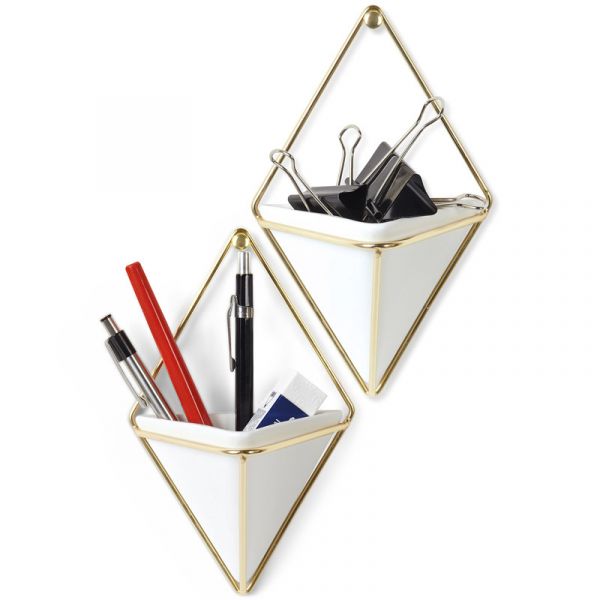 Декор для стен TRIGG 2 шт белый