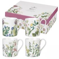 Набор из 4-х кружек Гималайские цветы 250 мл CHURCHILL 