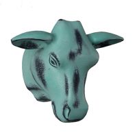 Декор ROOMERS «Голова быка» цвет голубой