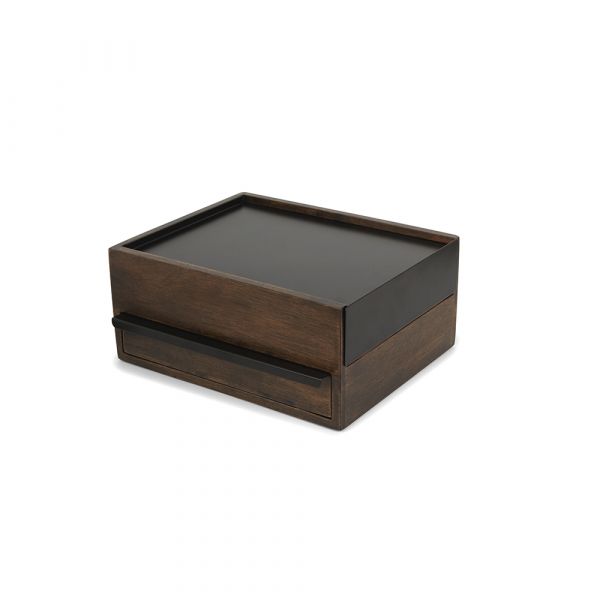 Шкатулка для украшений Stowit чёрный-орех