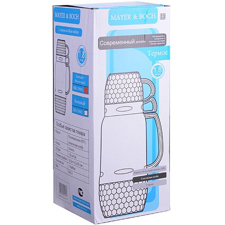 Термос 1,8 л и 2 кружки Mayer&Boch 