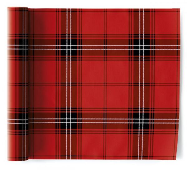 Салфетки MY DRAP Cotton Tartan 32x32 см 6 шт в рулоне 