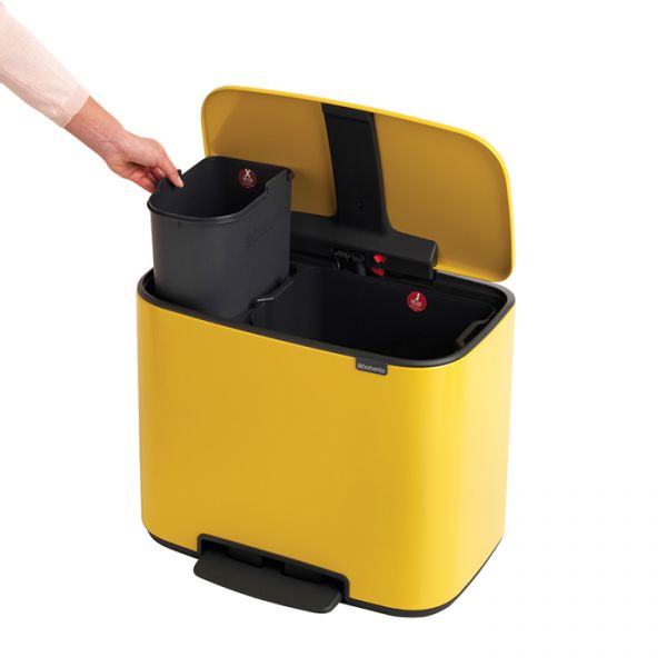 Мусорный бак BO PEDAL BIN 11+23 л BRABANTIA