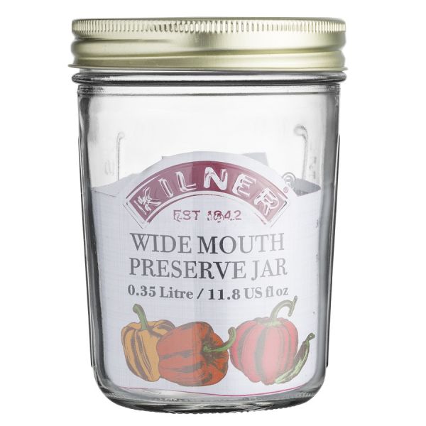 Банка для консервирования с широким горлышком 350 мл