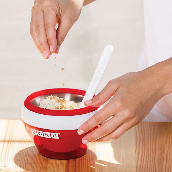 Мороженица Ice cream maker красная