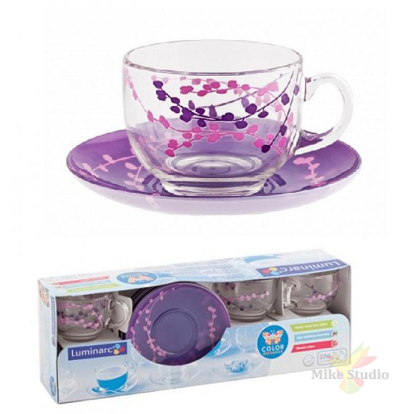 Набор чайный КАШИМА ПУРПЛ 12пр 220мл LUMINARC