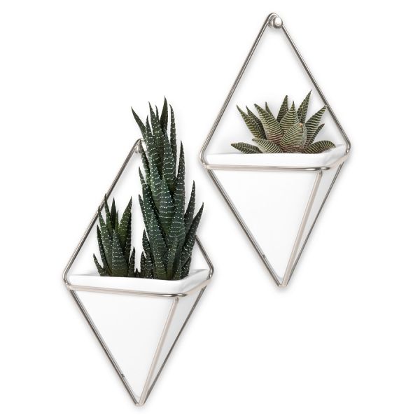 Декор для стен TRIGG 2 шт маленький белый