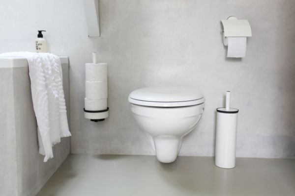 Туалетный ершик Brabantia с держателем цвет белый 483325