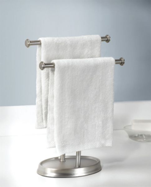 Держатель для полотенец Palm никель