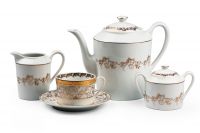 Сервиз чайный La Rose des Sables MIMOSA LIERRE OR 15 предметов 