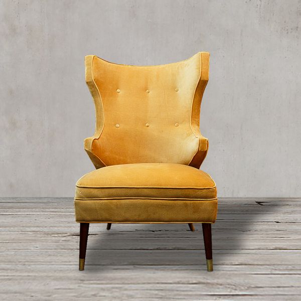 Кресло Падрино 87x115x80 см warm yellow ROOMERS