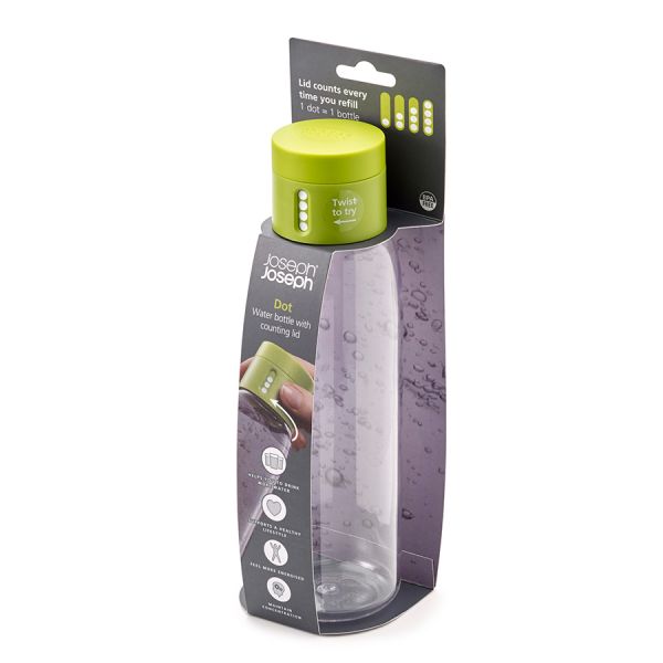 Бутылка для воды Dot 600 мл зеленая
