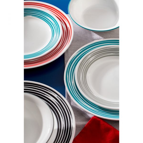 Набор посуды Brushed Red 16 предметов CORELLE 