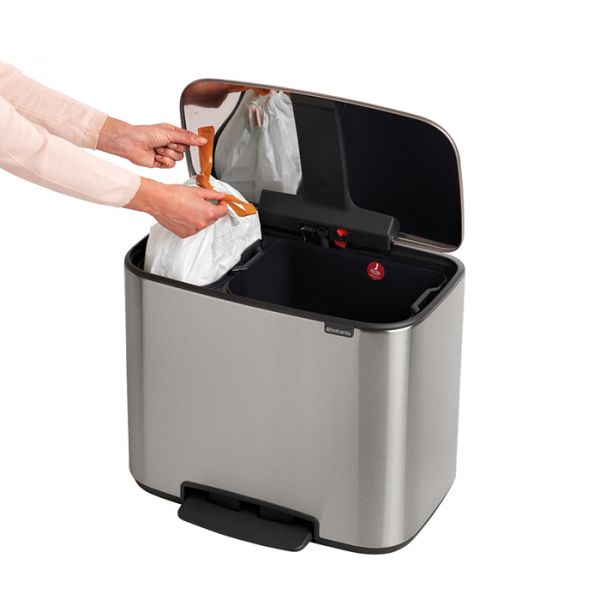 Мусорный бак BO PEDAL BIN 11+23 л BRABANTIA