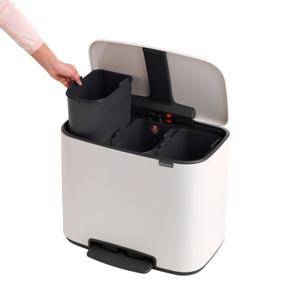 Мусорный бак BO PEDAL BIN 3*11 л BRABANTIA