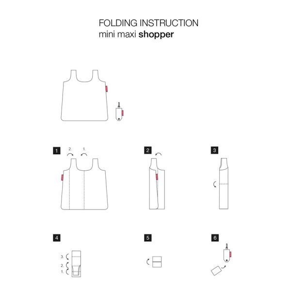 Сумка складная Mini maxi pocket damson