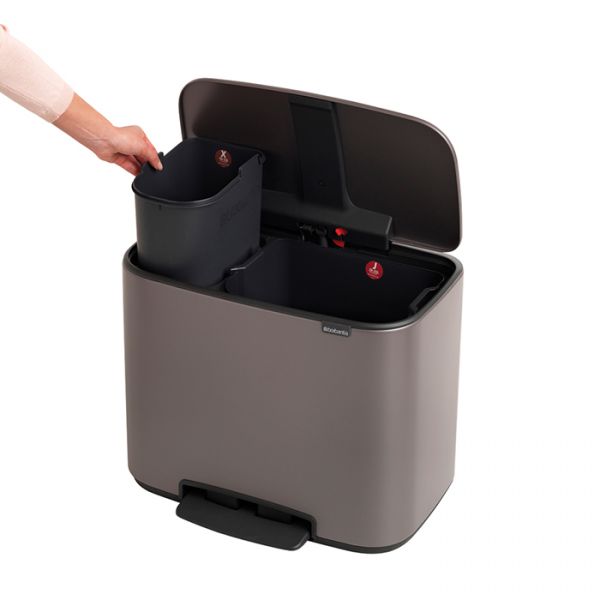 Мусорный бак BO PEDAL BIN 11+23 л BRABANTIA
