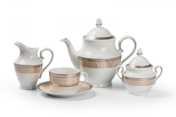 Сервиз чайный La Rose des Sables Victoir TANITE Victoir Platine 15 предметов