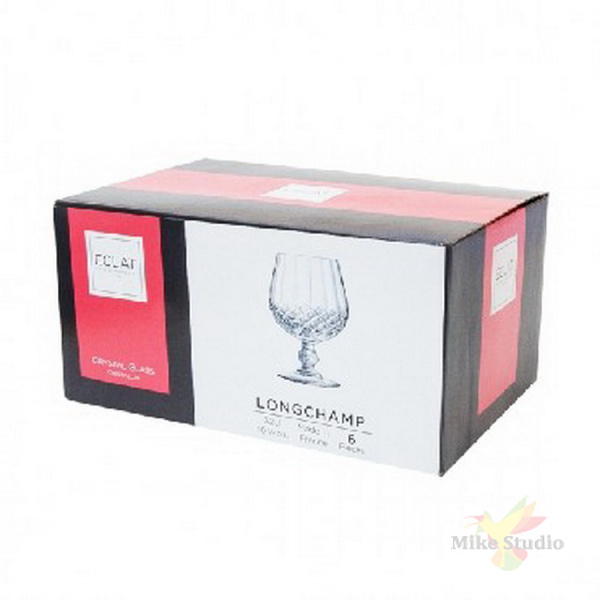 Набор фужеров (бокалов) для бренди ЛОНГШАМП 320мл 6шт CRISTAL D'ARQUES