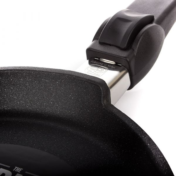 Сковорода блинная 24 см AMT Frying Pans для индукционных плит со съемной ручкой AMT I-124