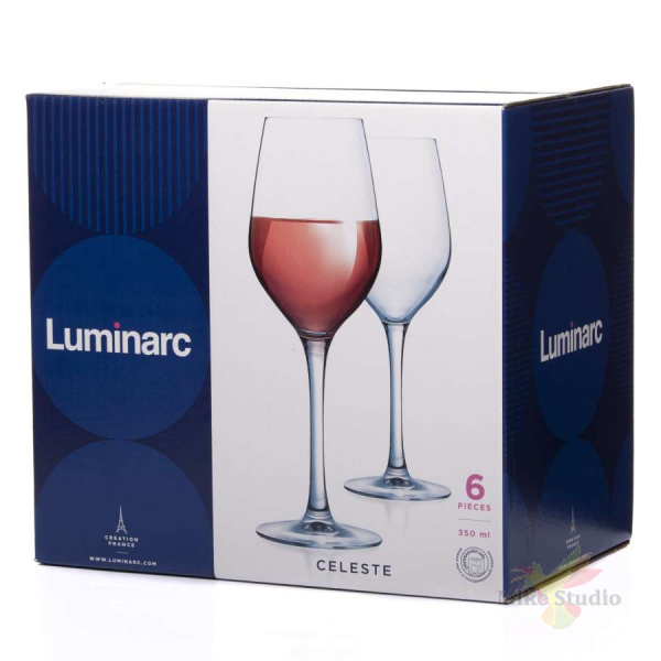 Набор бокалов для вина СЕЛЕСТ 6шт 350мл LUMINARC