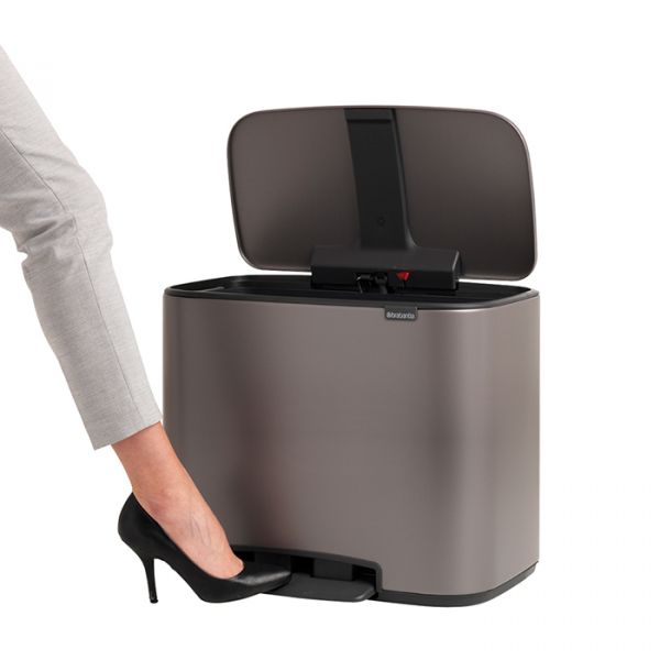 Мусорный бак BO PEDAL BIN 3*11 л BRABANTIA