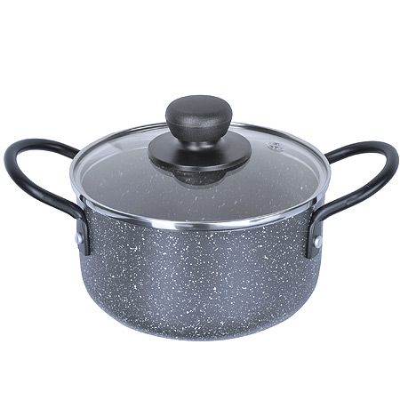 Кастрюля Mayer&Boch 1 л 14 см с крышкой мраморная крошка 