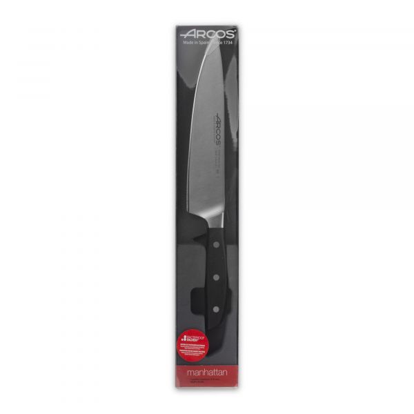 Нож кухонный поварской ARCOS Manhattan 21 см 