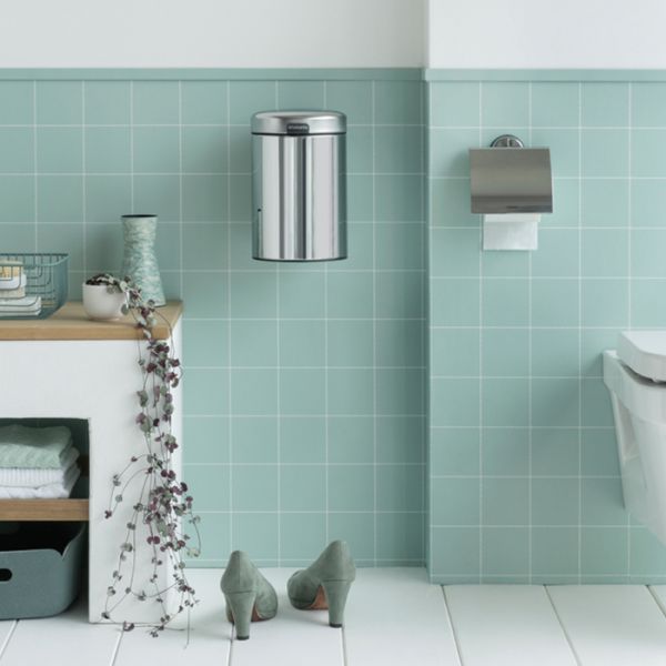 Мусорный бак newIcon настенный 3 л Brabantia стальной полированный