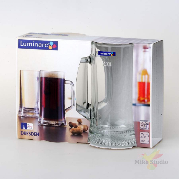 Набор кружек для пива ДРЕЗДЕН 2шт 330мл LUMINARC