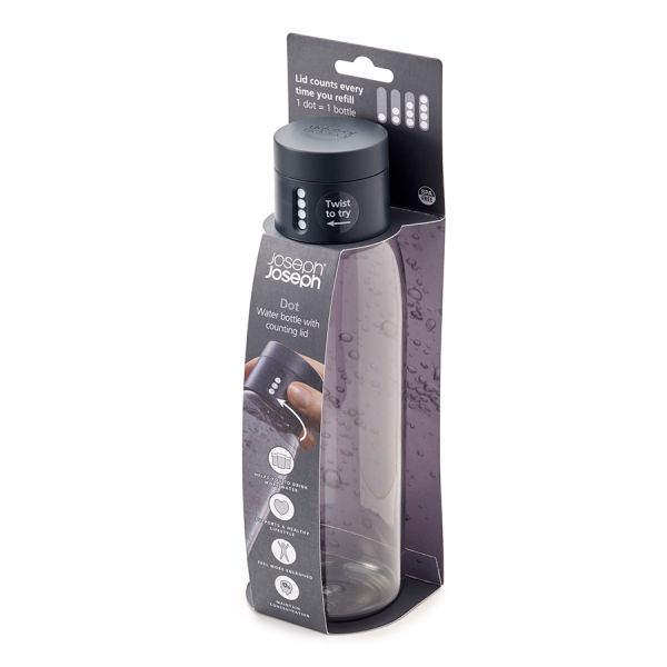 Бутылка для воды Dot 600 мл серая