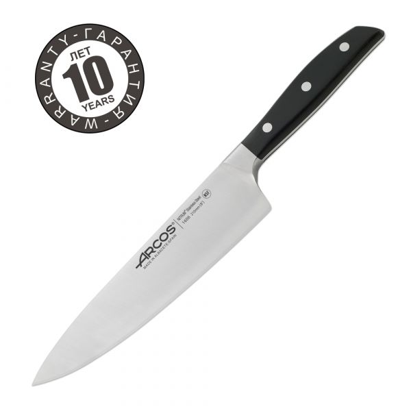Нож кухонный поварской ARCOS Manhattan 21 см 