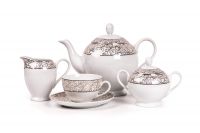 Сервиз чайный 15 предметов La Rose des Sables серия ISIS Orient Platine