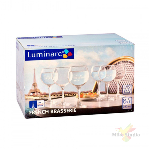 Набор бокалов для вина ФРАНЦУЗСКИЙ РЕСТОРАНЧИК 6шт 250мл LUMINARC