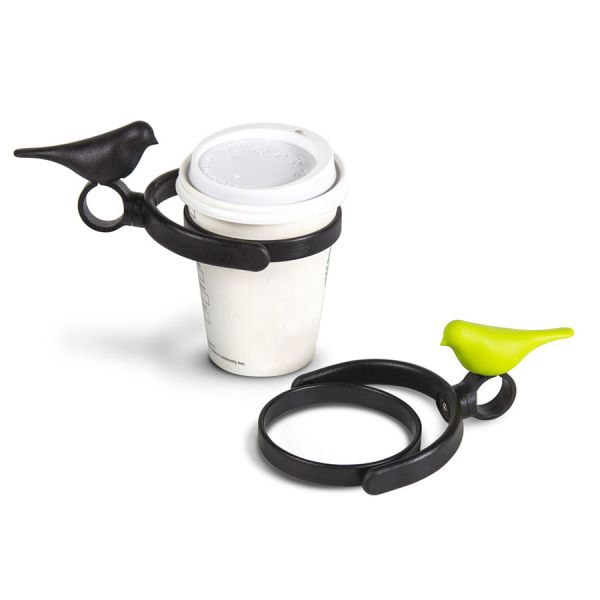 Держатель для стаканов Bird черный