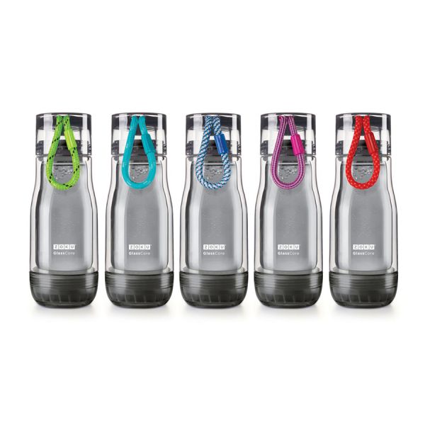 Бутылка Zoku active 325 мл голубая