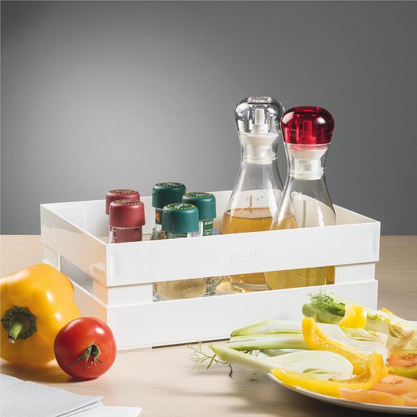 Ящик для хранения Tidy & Store S 22,4х5,4х8,7 см светло-серый Guzzini